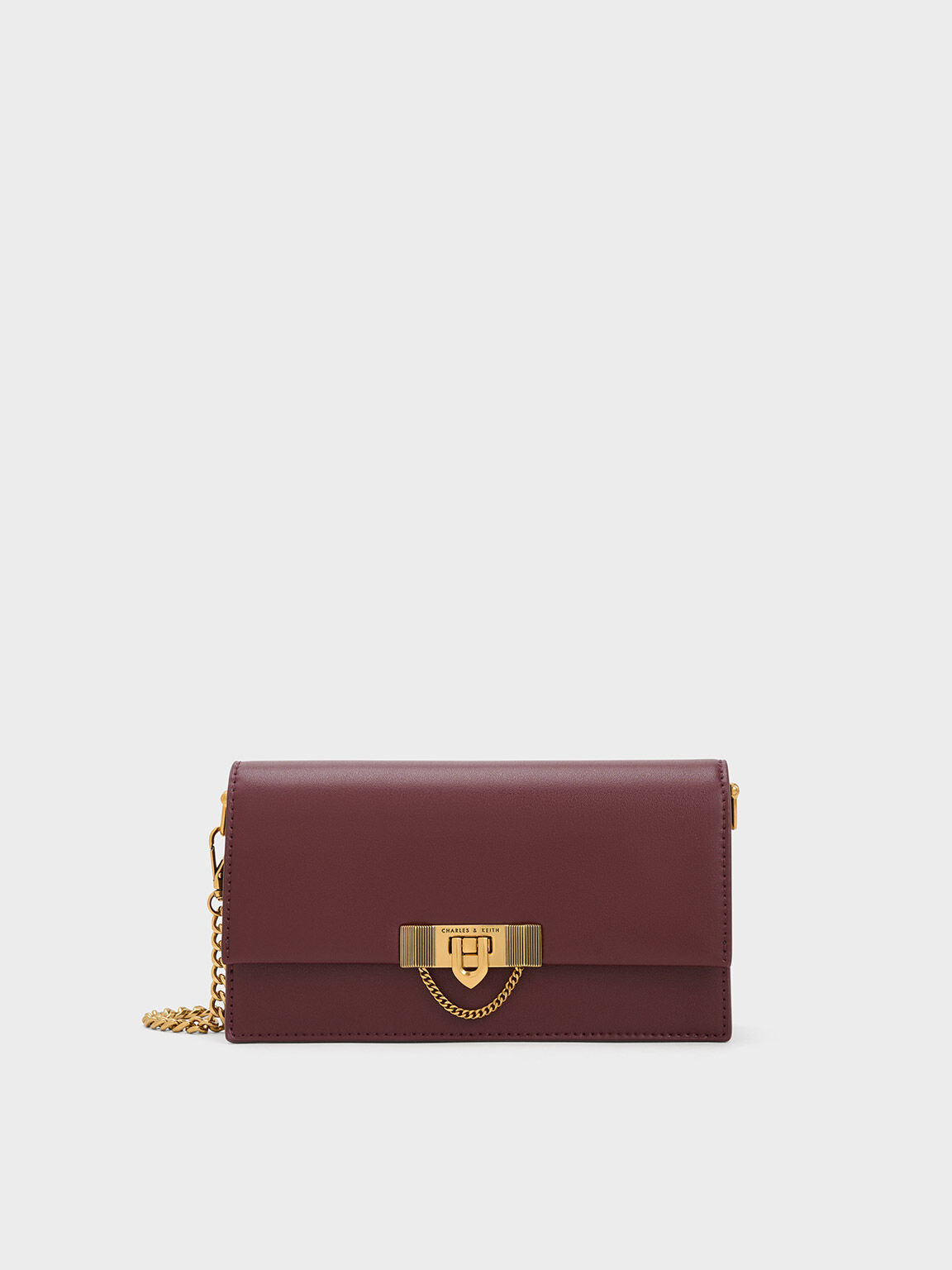 Prada Saffiano Lux Wallet on Chain - Neutrals Crossbody Bags