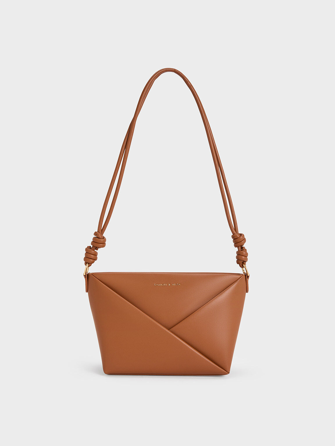 Charles & Keith Women's Geometric Boxy Top Handle Bag