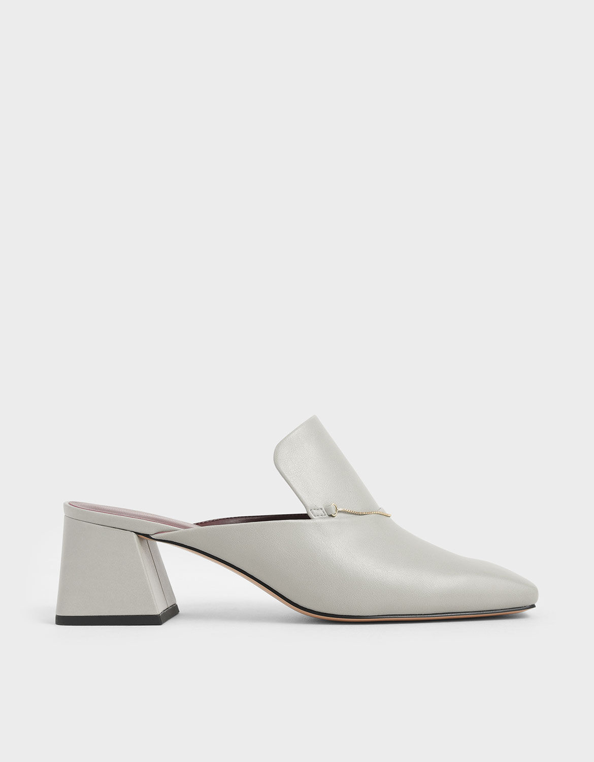 white loafer mules