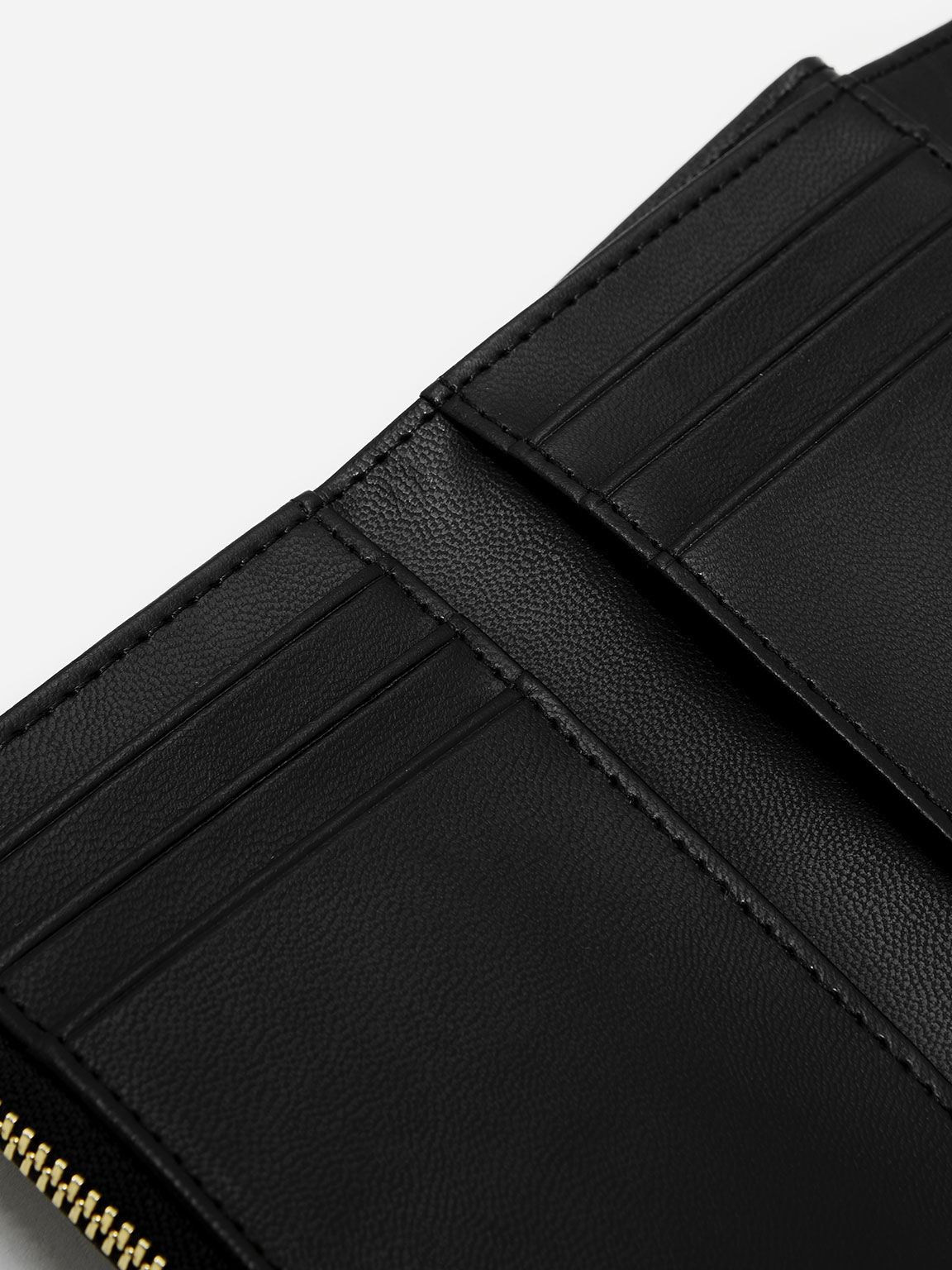 Front Flap Wallet, Black, hi-res