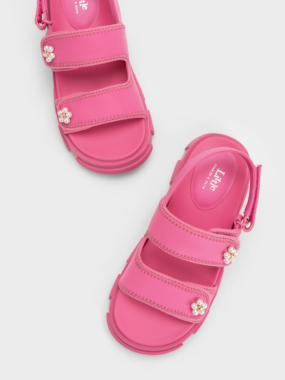 Big Star pink foam sandals LL274788 - KeeShoes