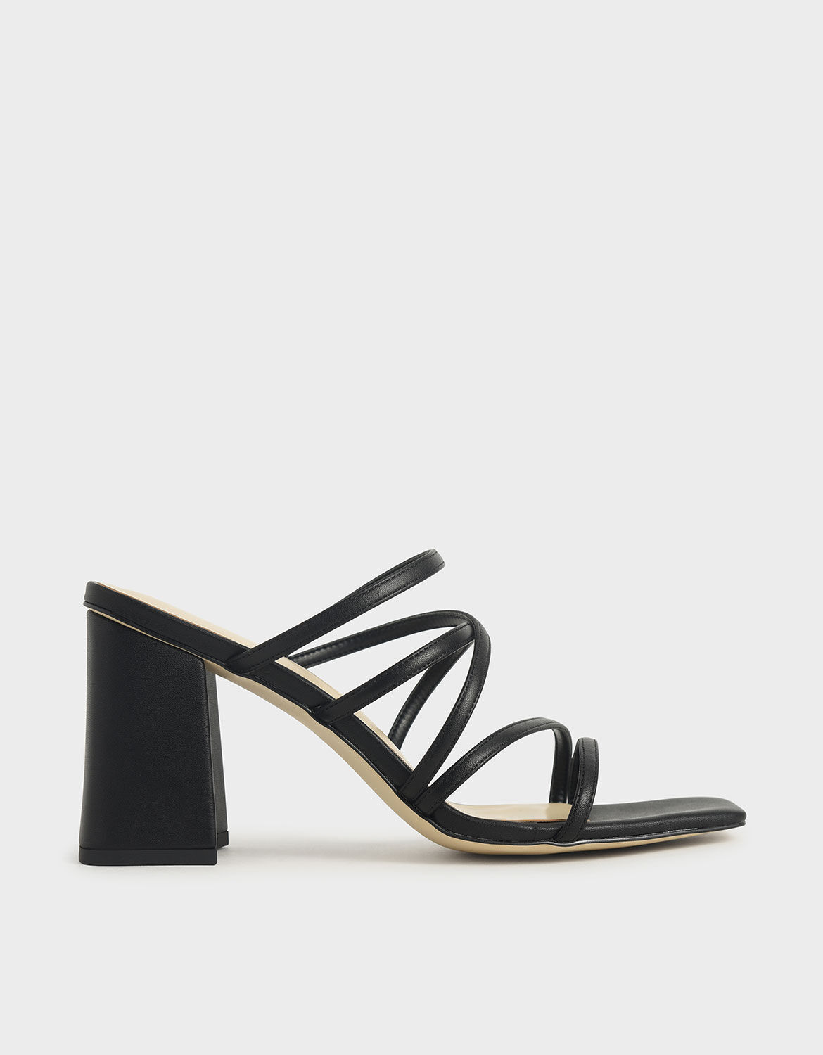 black strappy small heels