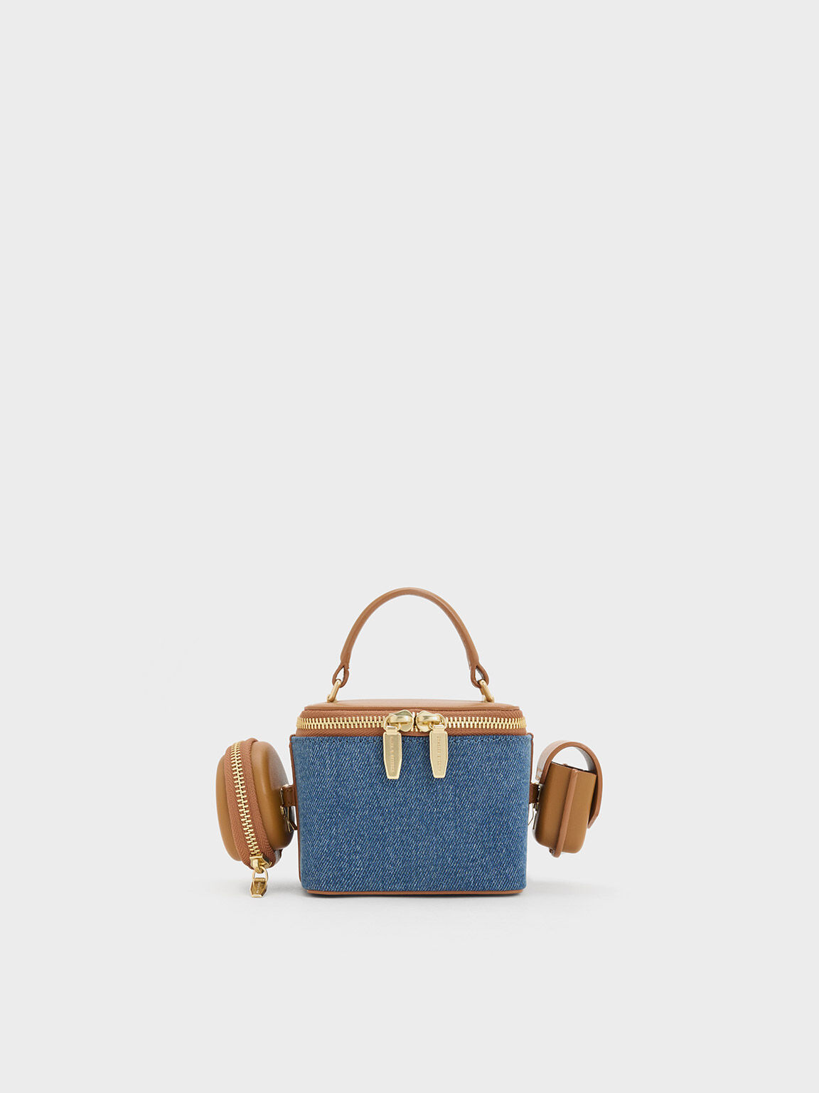 Blue Double Pouch Shoulder Bag - CHARLES & KEITH US