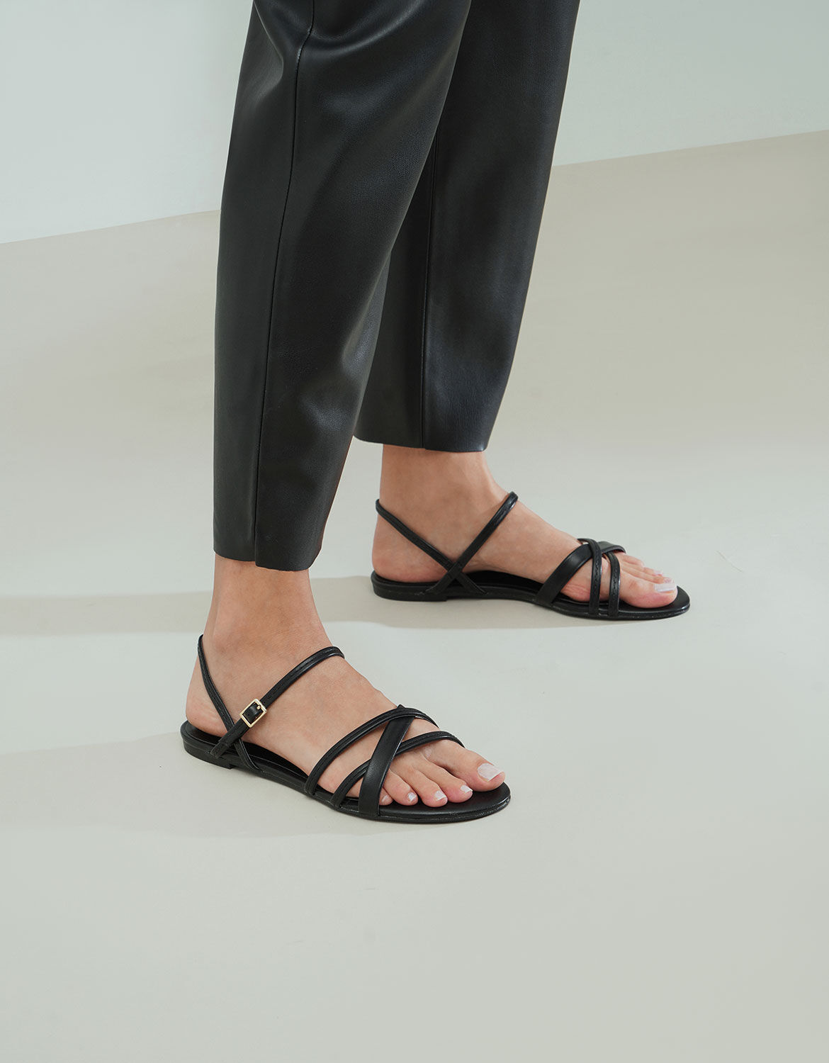 ankle strap flats