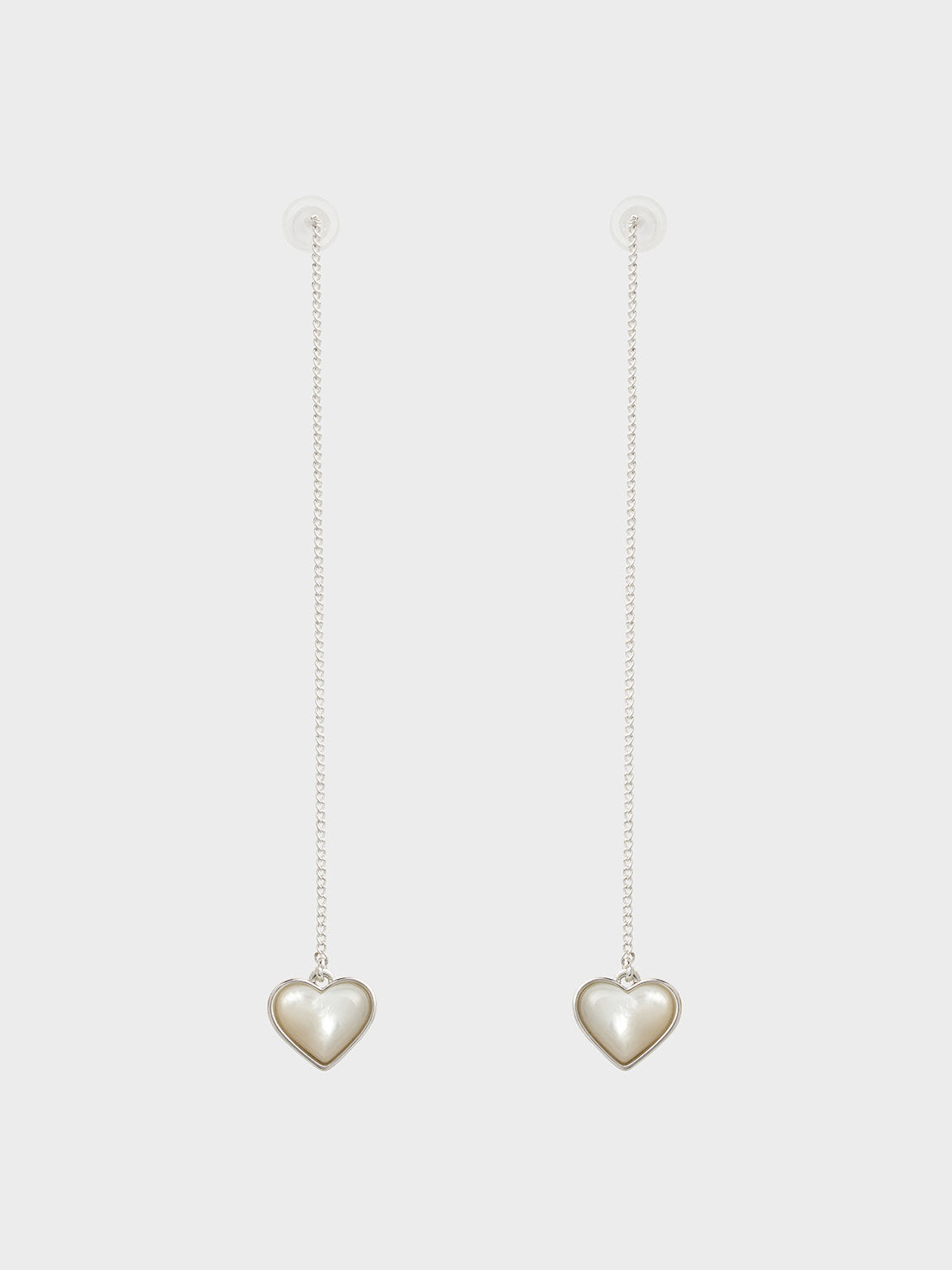 Rose Gold Annalise Clover Heart Necklace - CHARLES & KEITH CA