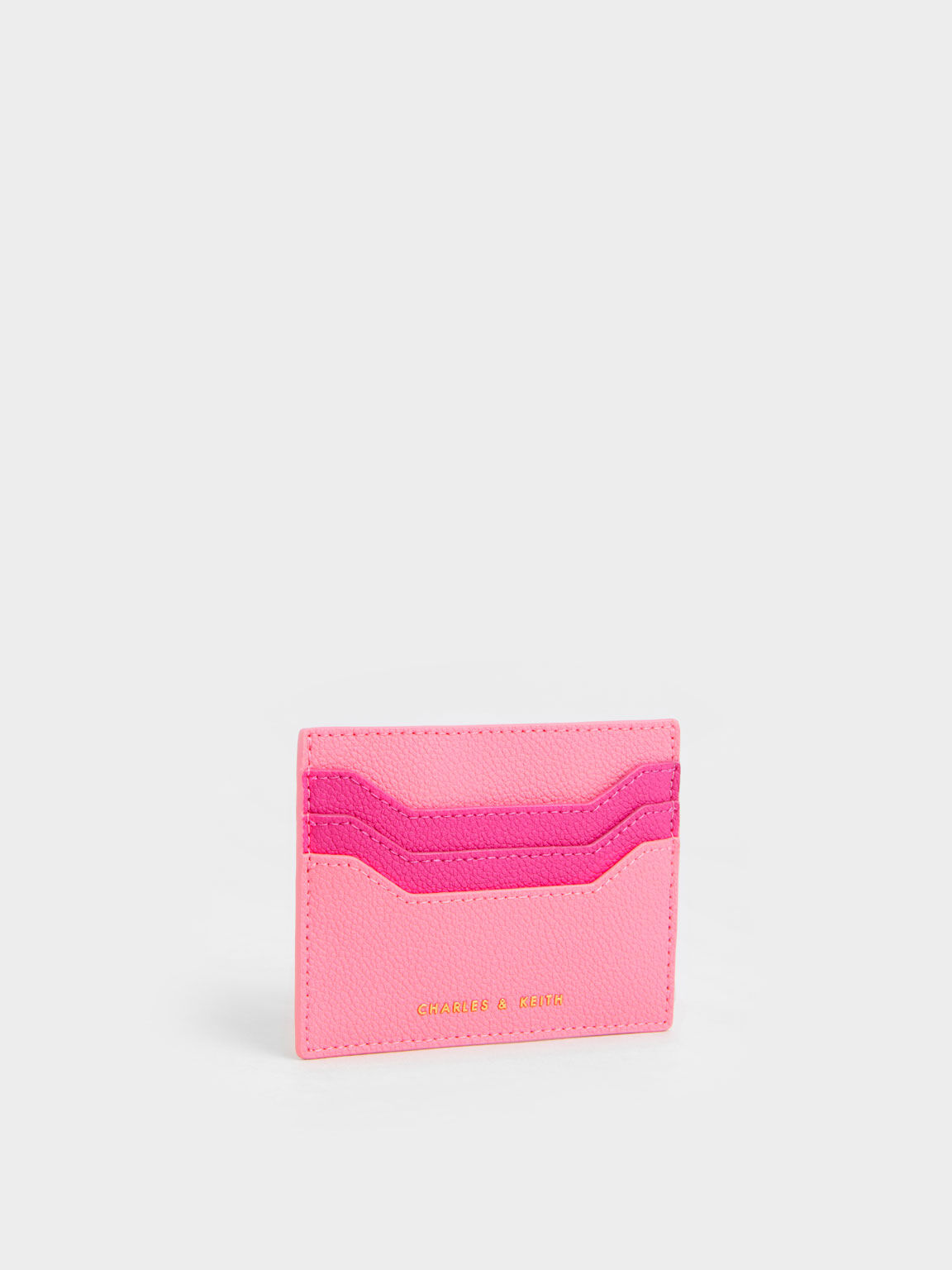Fuchsia Paffuto Chain Handle Quilted Long Wallet, CHARLES & KEITH