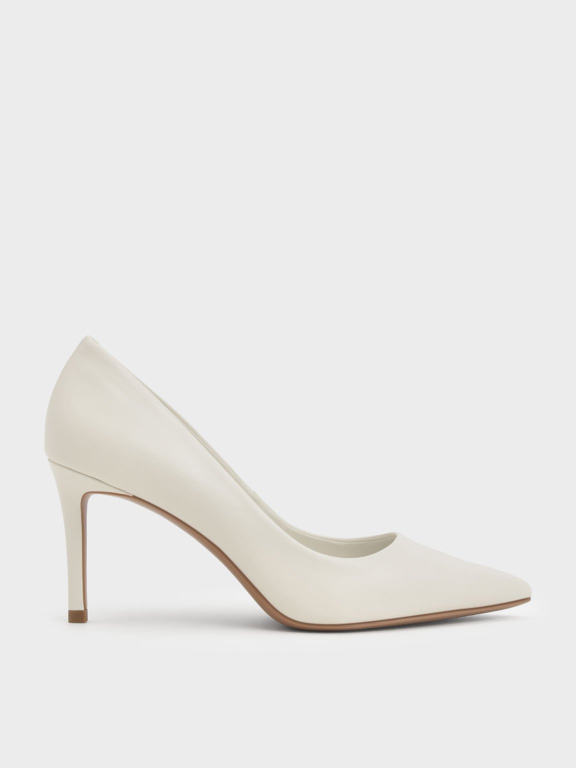 Black Emmy Pointed-Toe Stiletto Pumps - CHARLES & KEITH US