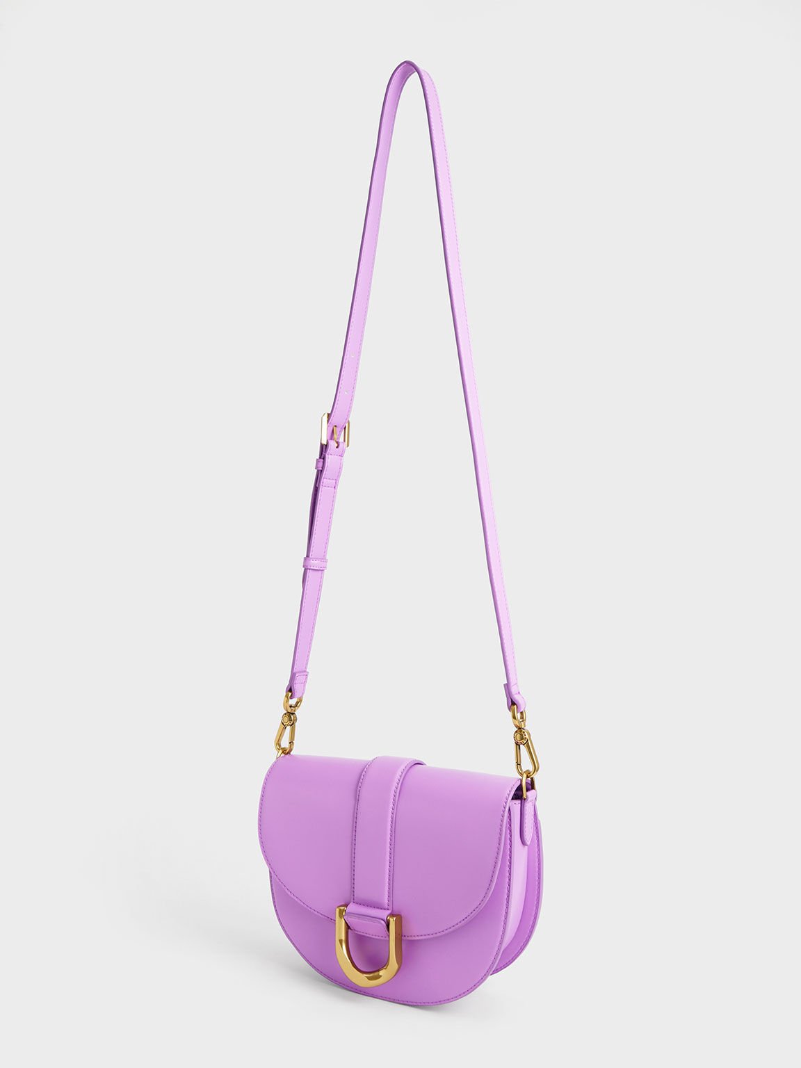 Gabine Saddle Bag - Violet