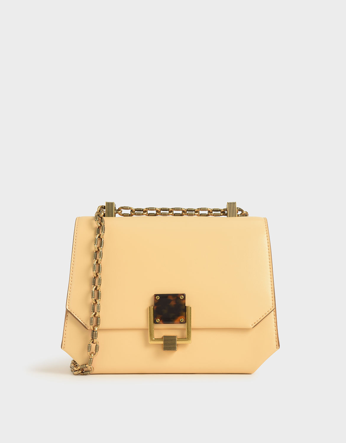 charles & keith yellow bag