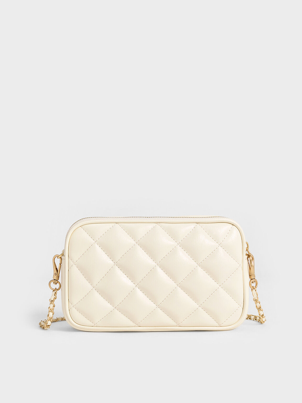 Mini Apfra Quilted Crossbody Bag, Cream, hi-res