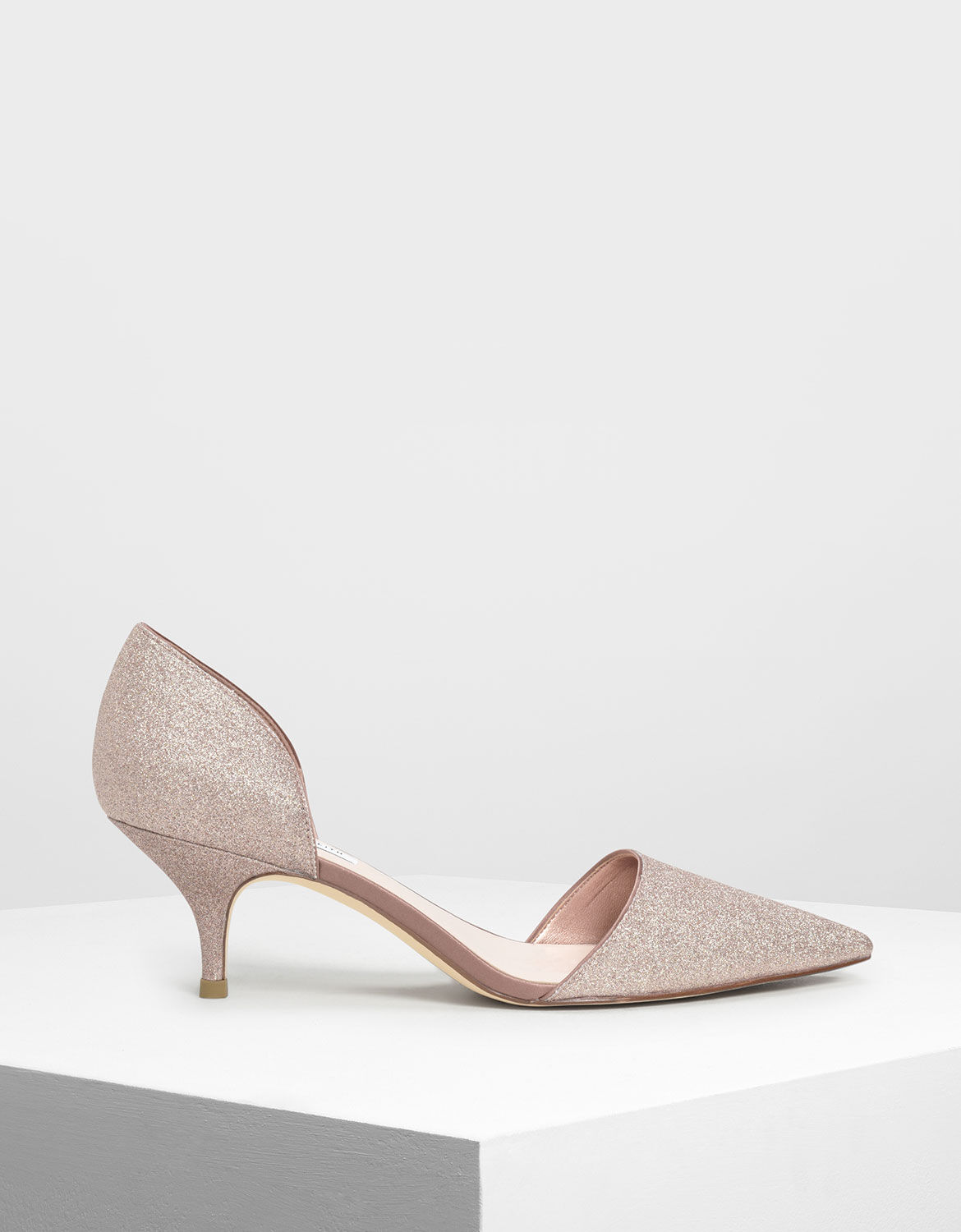 fabric heels