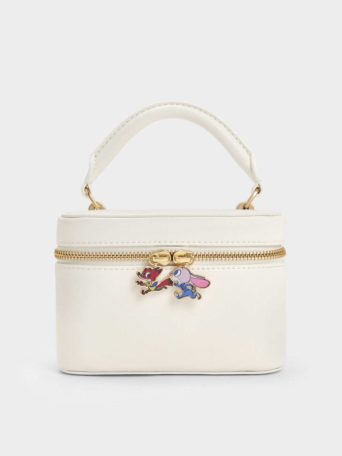 Cream Judy Hopps Vanity Pouch - CHARLES & KEITH KR