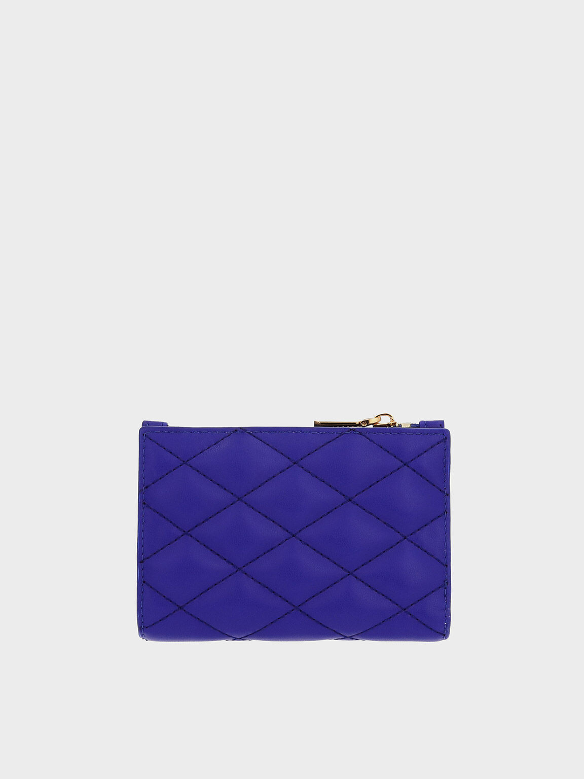 Cobalt Quilted Pouch - CHARLES & KEITH US