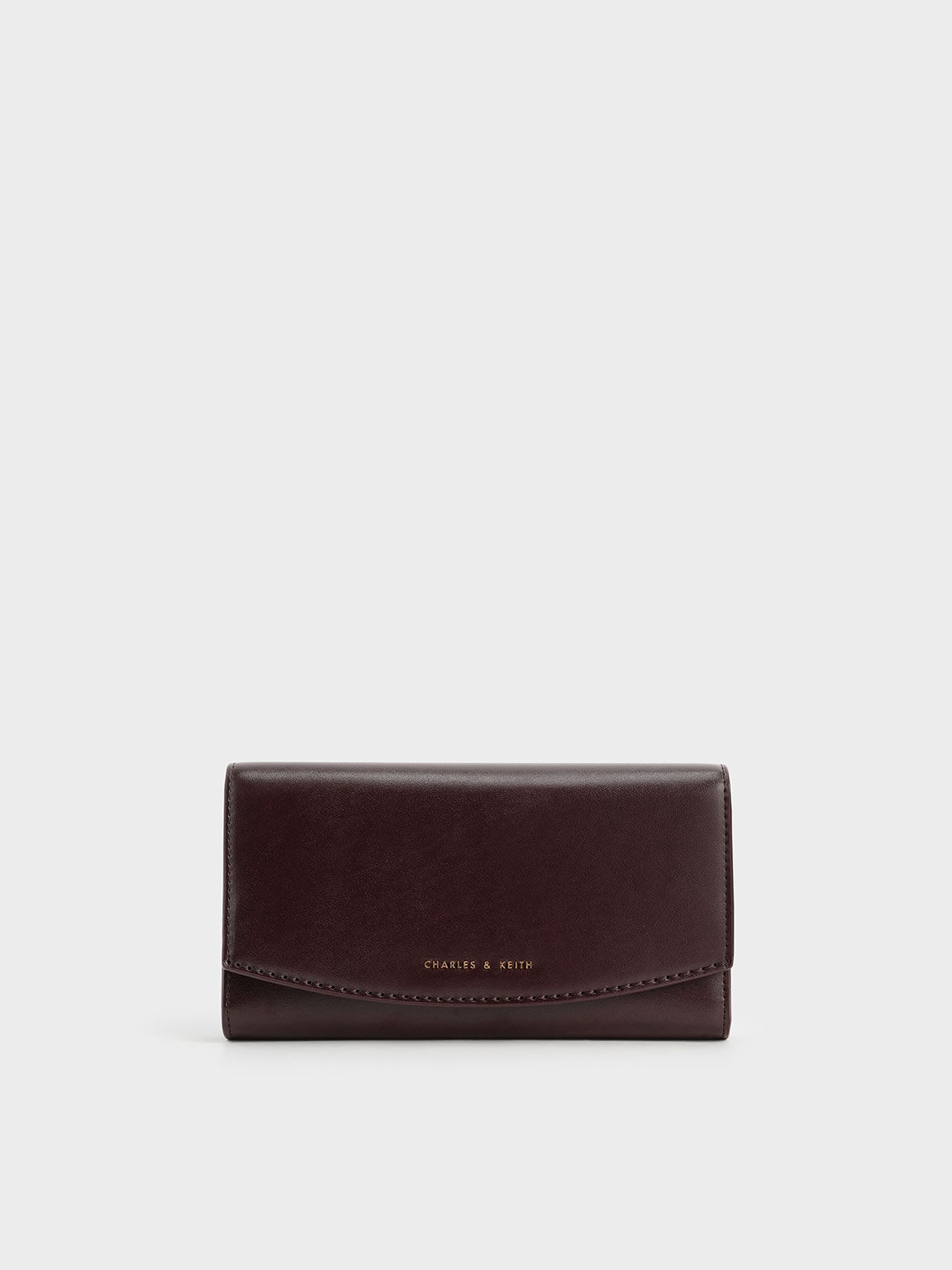 Front Flap Long Wallet - Fuchsia