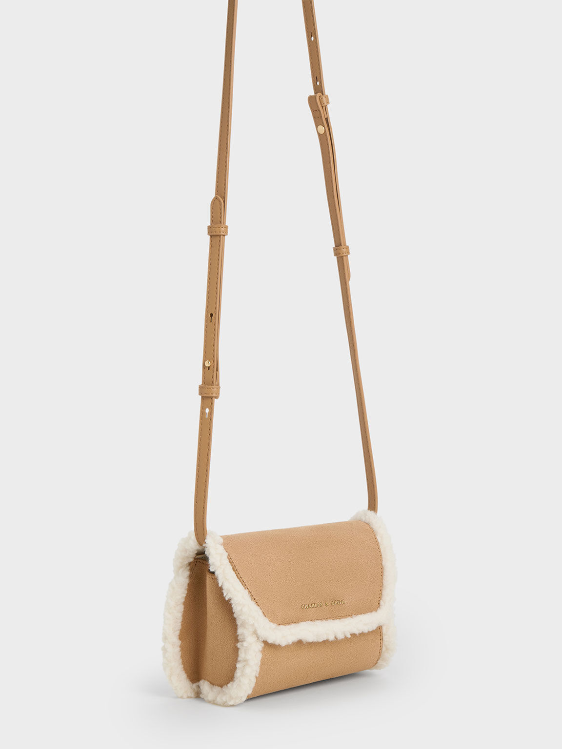 US KEITH - & Camel CHARLES Cassiopeia Fur-Trim Mini Bag