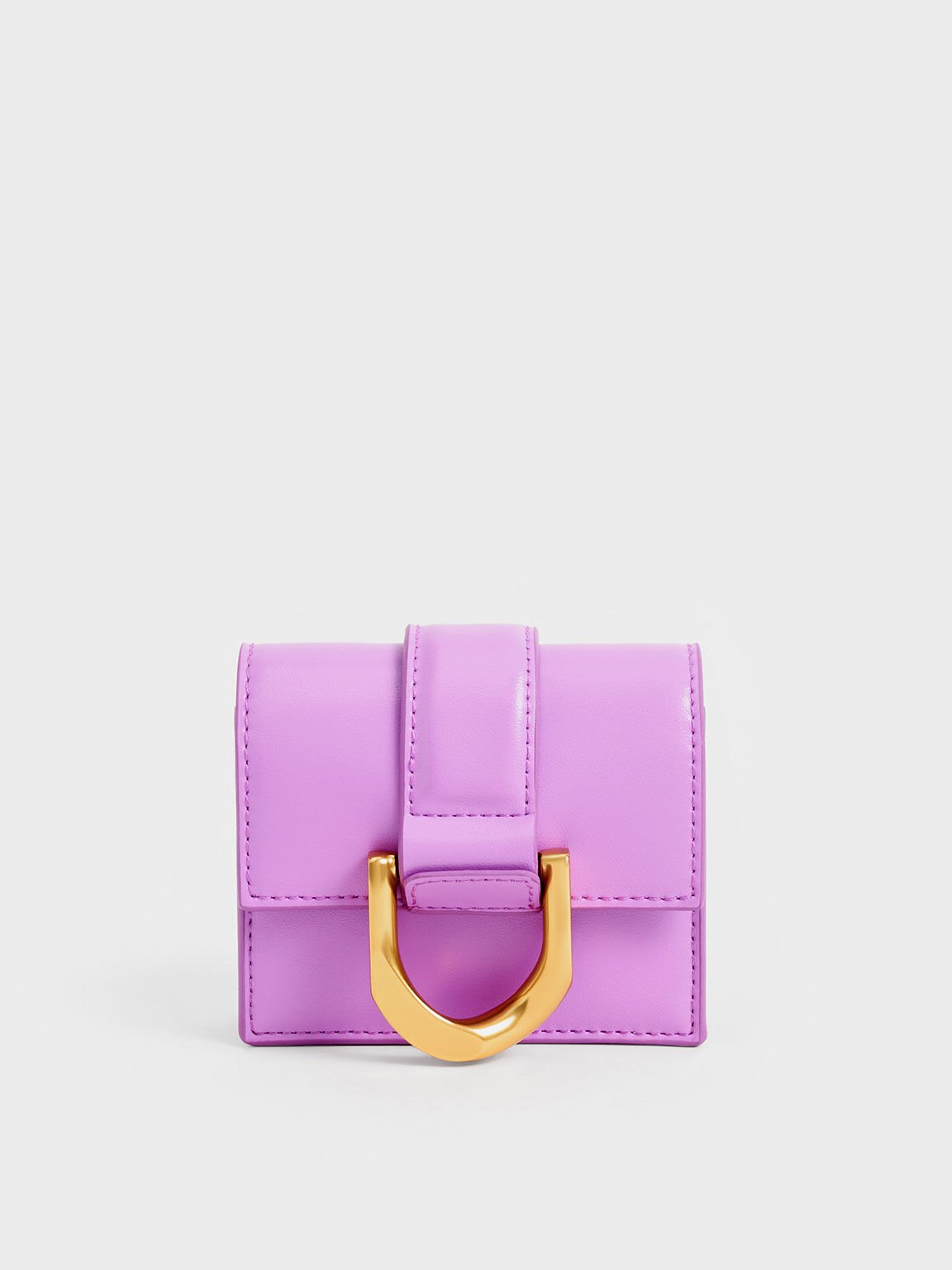 Gabine Chain-Link Card Holder, Violet, hi-res