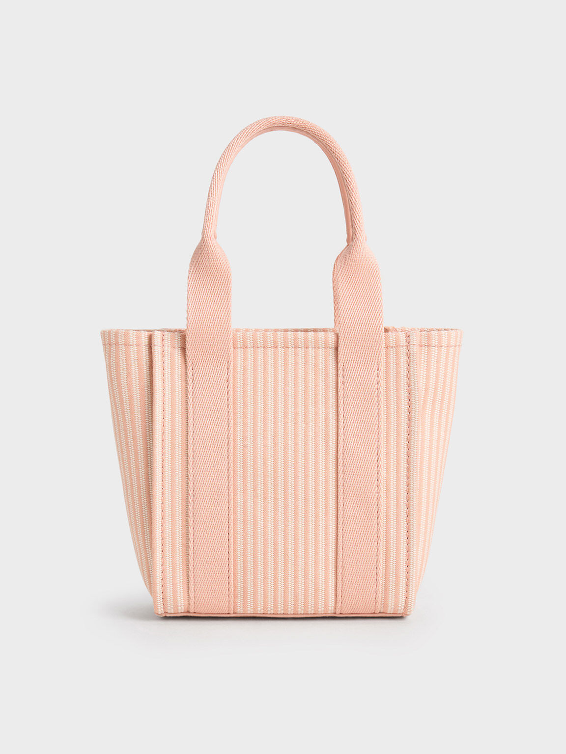 Mini Kay Striped Tote Bag, Pink, hi-res