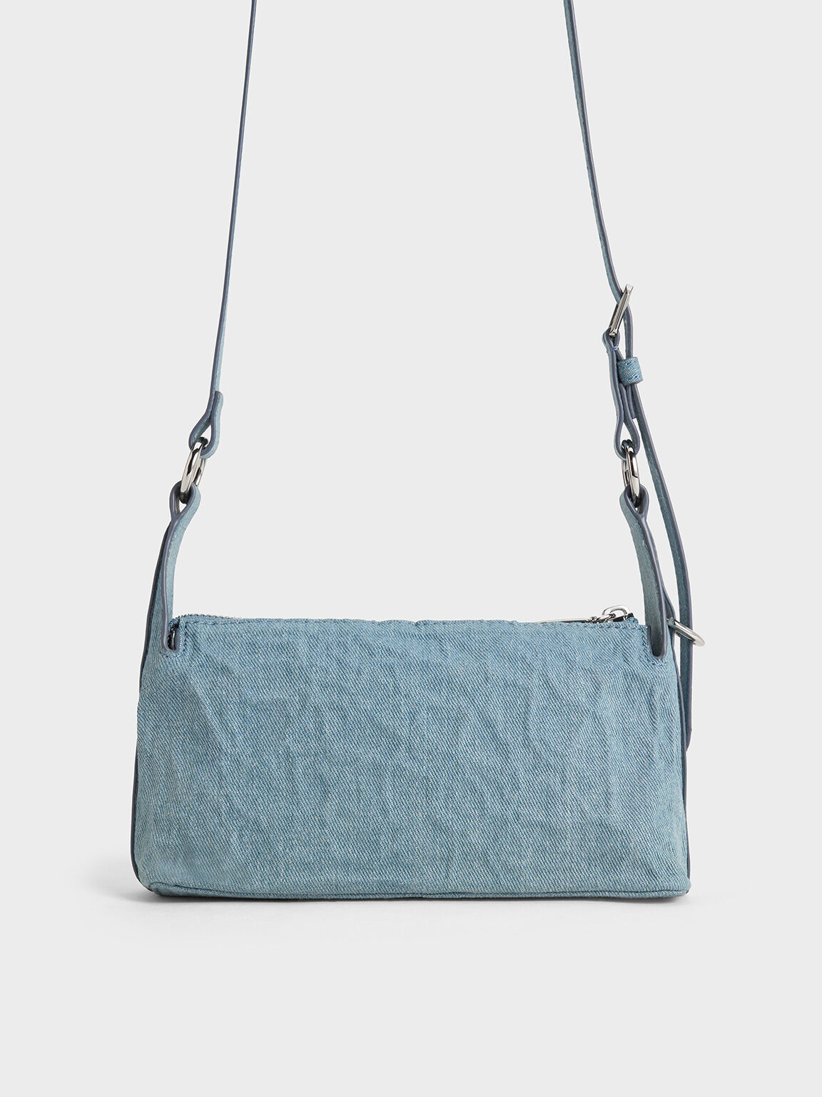 Lark Denim Shoulder Bag, Denim Blue, hi-res