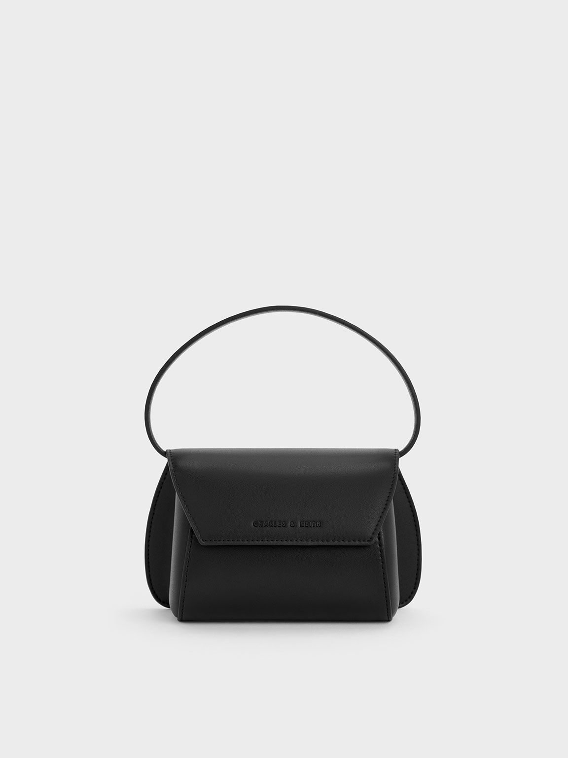 Black Mini Cassiopeia Front Flap Bag - CHARLES & KEITH International
