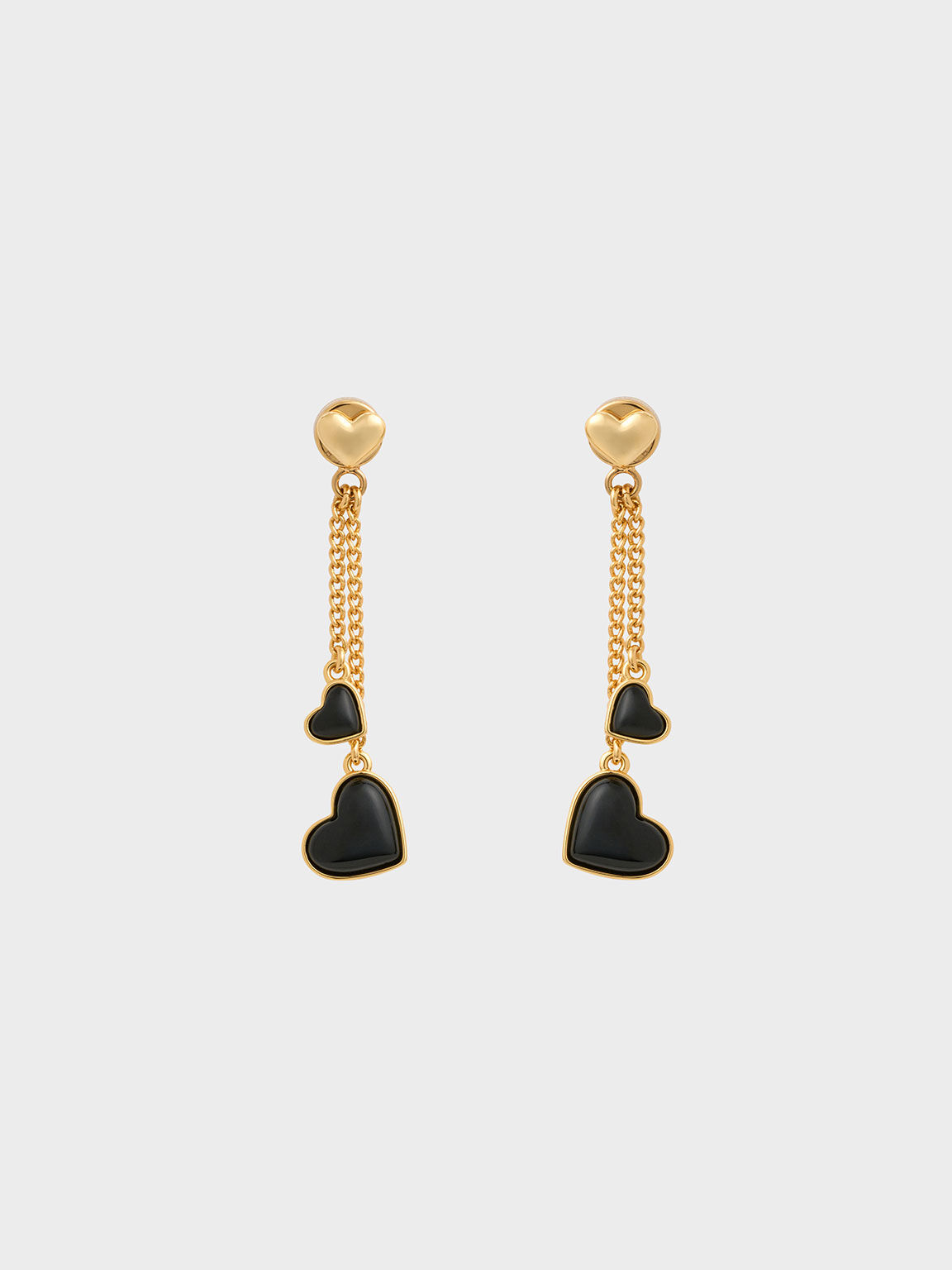 Gold Estelle Star Crystal Mismatch Drop Earrings - CHARLES & KEITH US