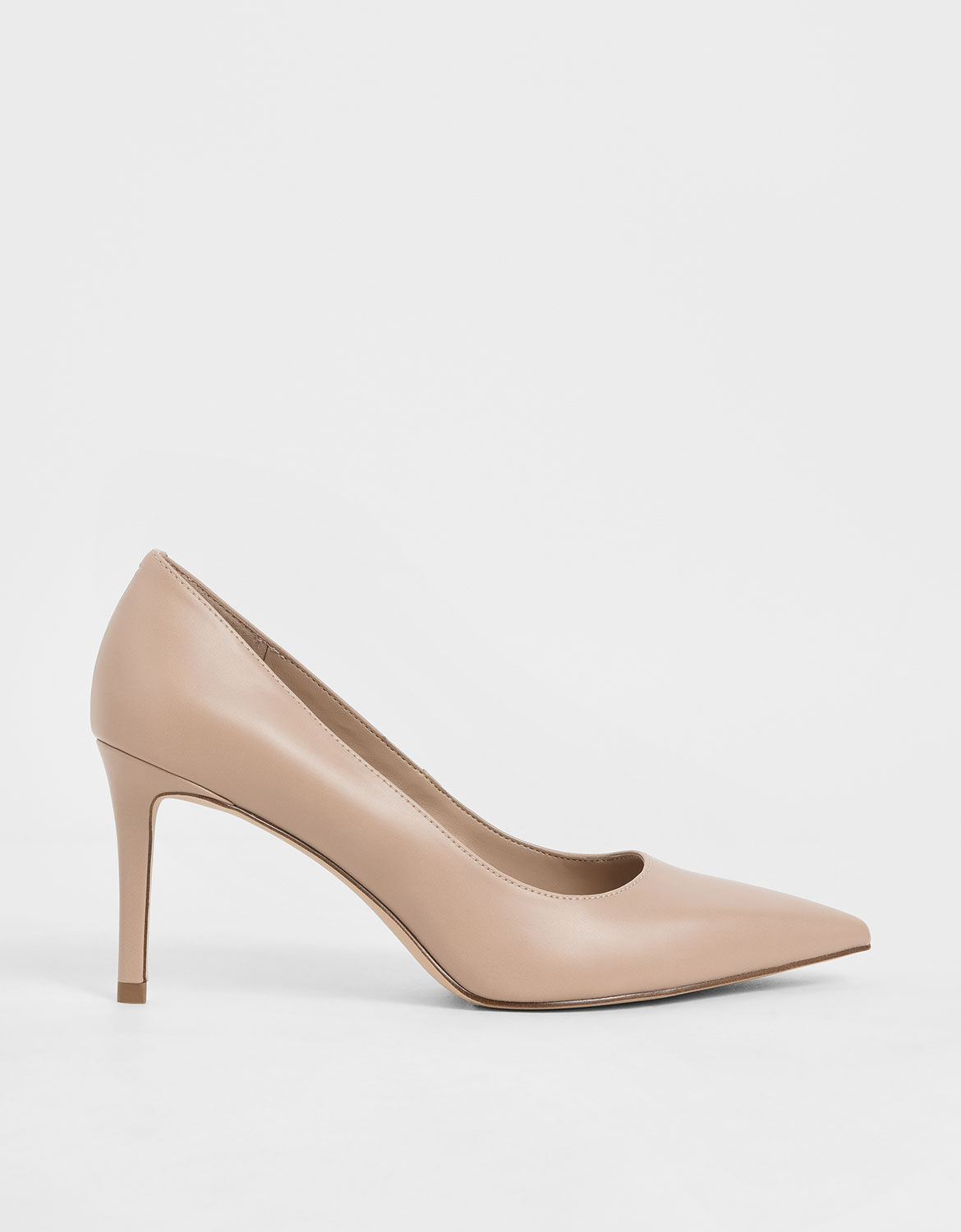 nude pointed toe heel