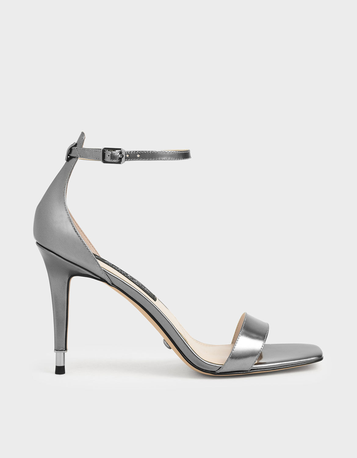 silver short heel