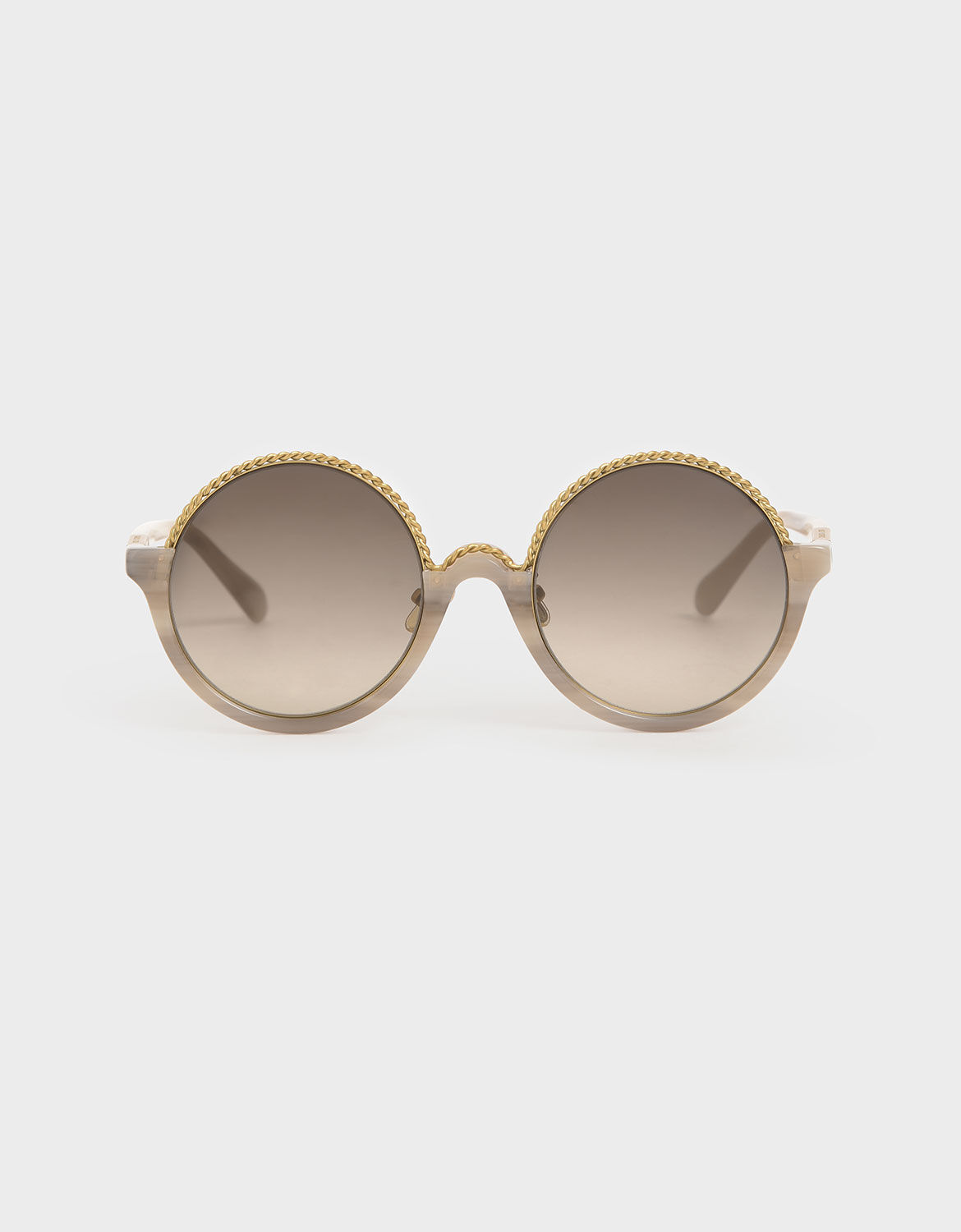 Buy Victoria Beckham Unisex Round Shape Gold Metal Frame Sunglasses Online  in UAE | Sharaf DG