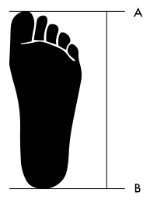 12 cm foot shoe size