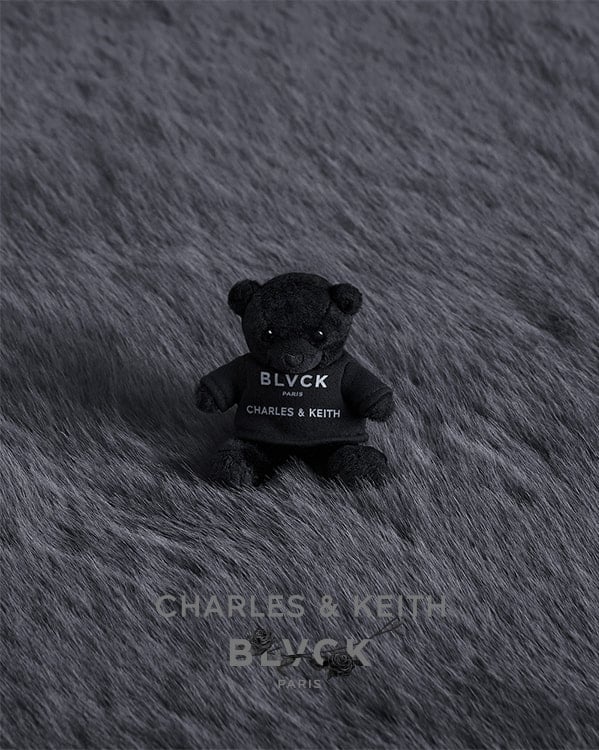 Teddy Bear Charm​ - CHARLES & KEITH x BLVCK