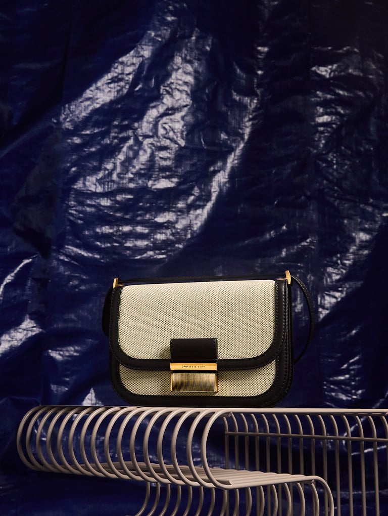 Charles & Keith Tote Bag Black, Women's Fashion, Bags & Wallets
