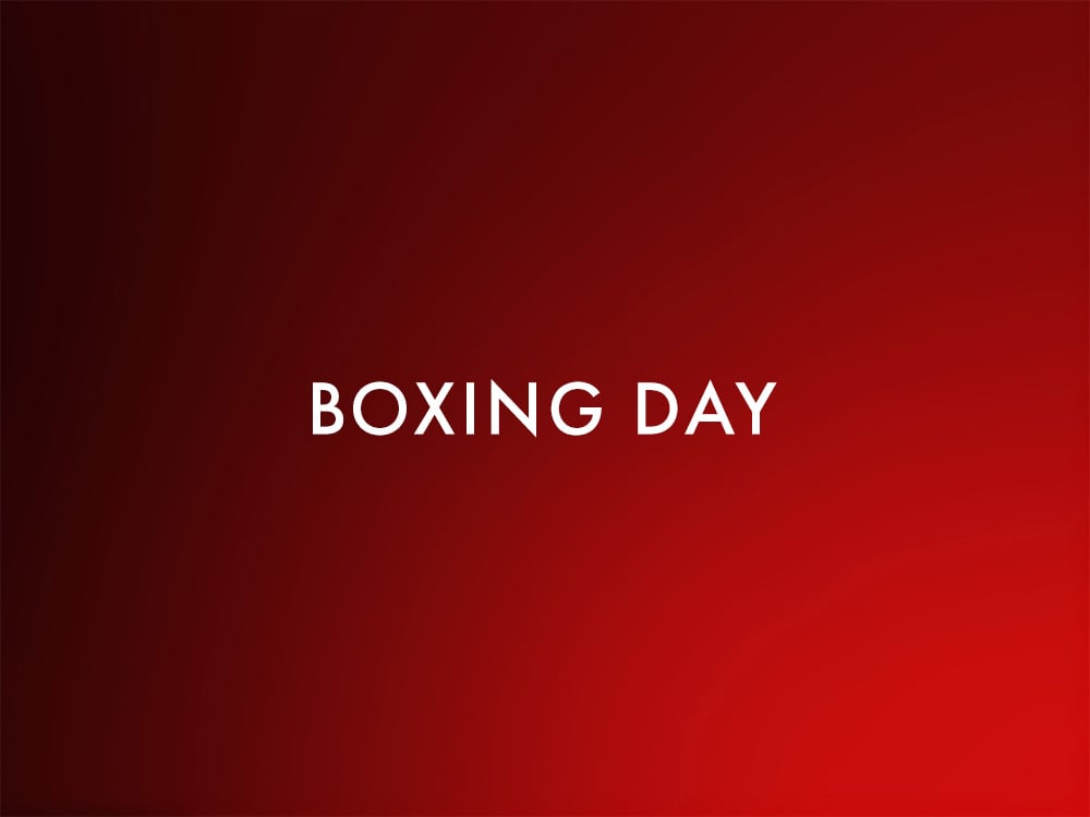 BOXING DAY