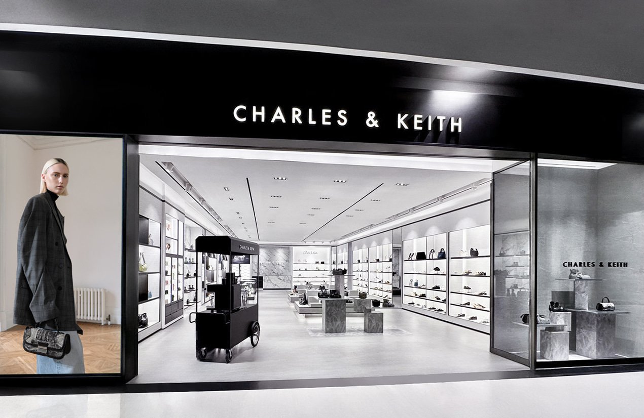 CHARLES & KEITH store at AEON Mall, Sen Sok city