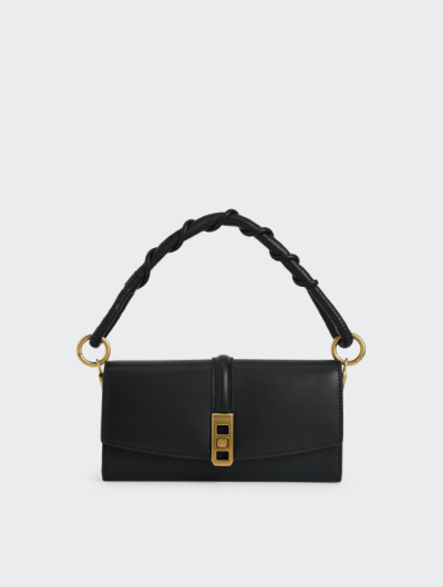 Charles & Keith STRUCTURED TRAPEZE BAG (5.015 RUB) ❤ liked on