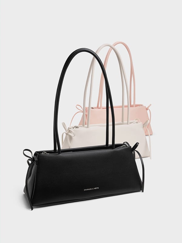 Light Pink Mini Kerry Tote Bag - CHARLES & KEITH