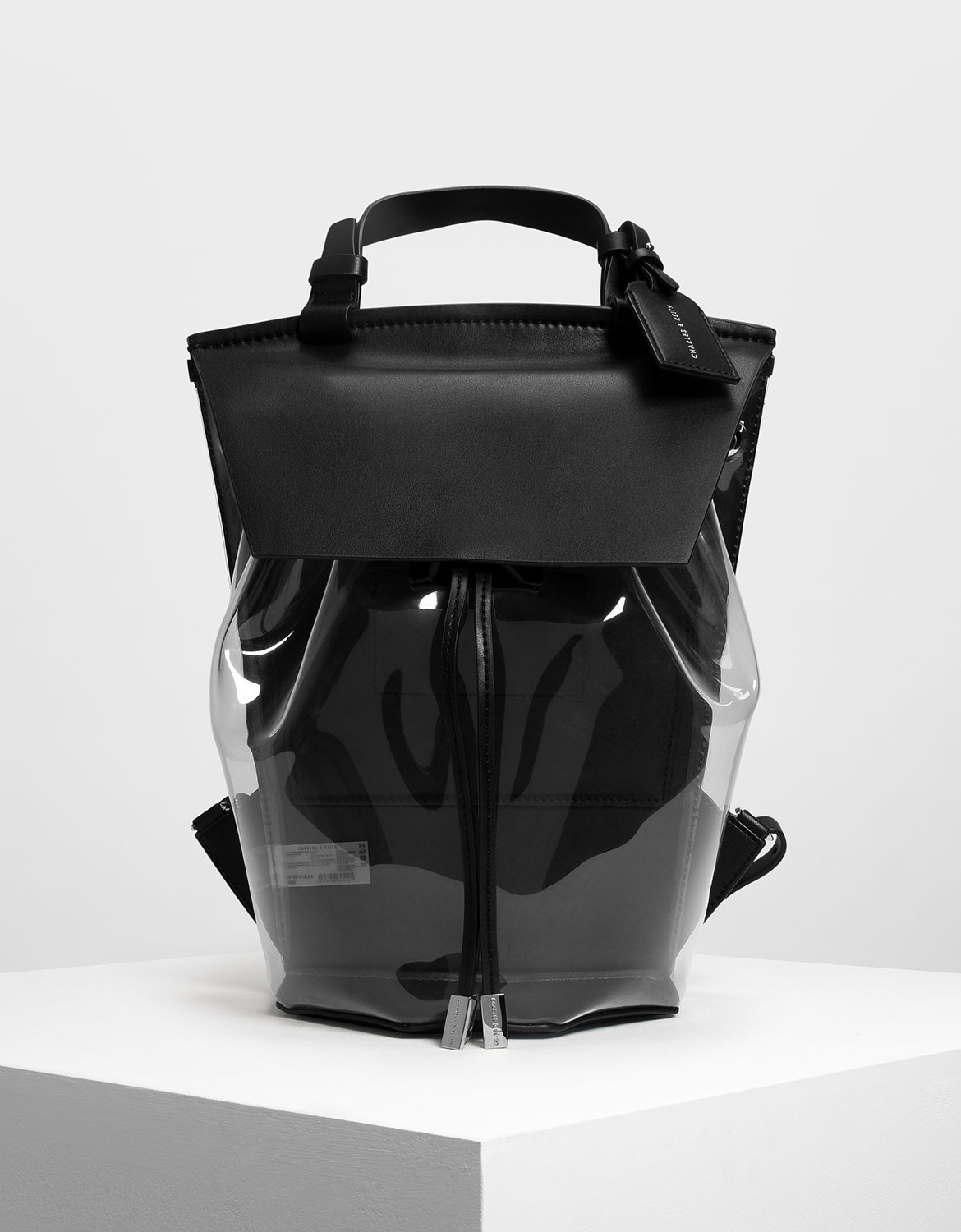 charles and keith black backpack