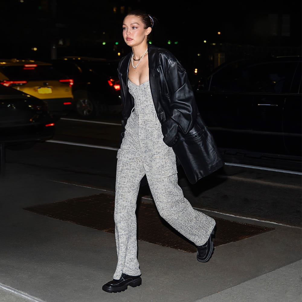 Bella Hadid Makes a Case for Wearing Multiple Belts at Once