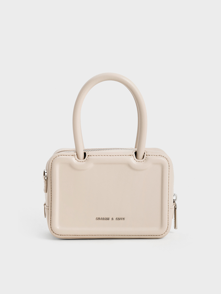 Women’s Perline Elongated Tote Bag in oat – CHARLES & KEITH