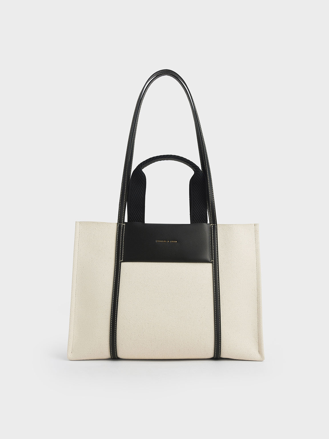 Charles & Keith + Double Handle Tote Bag