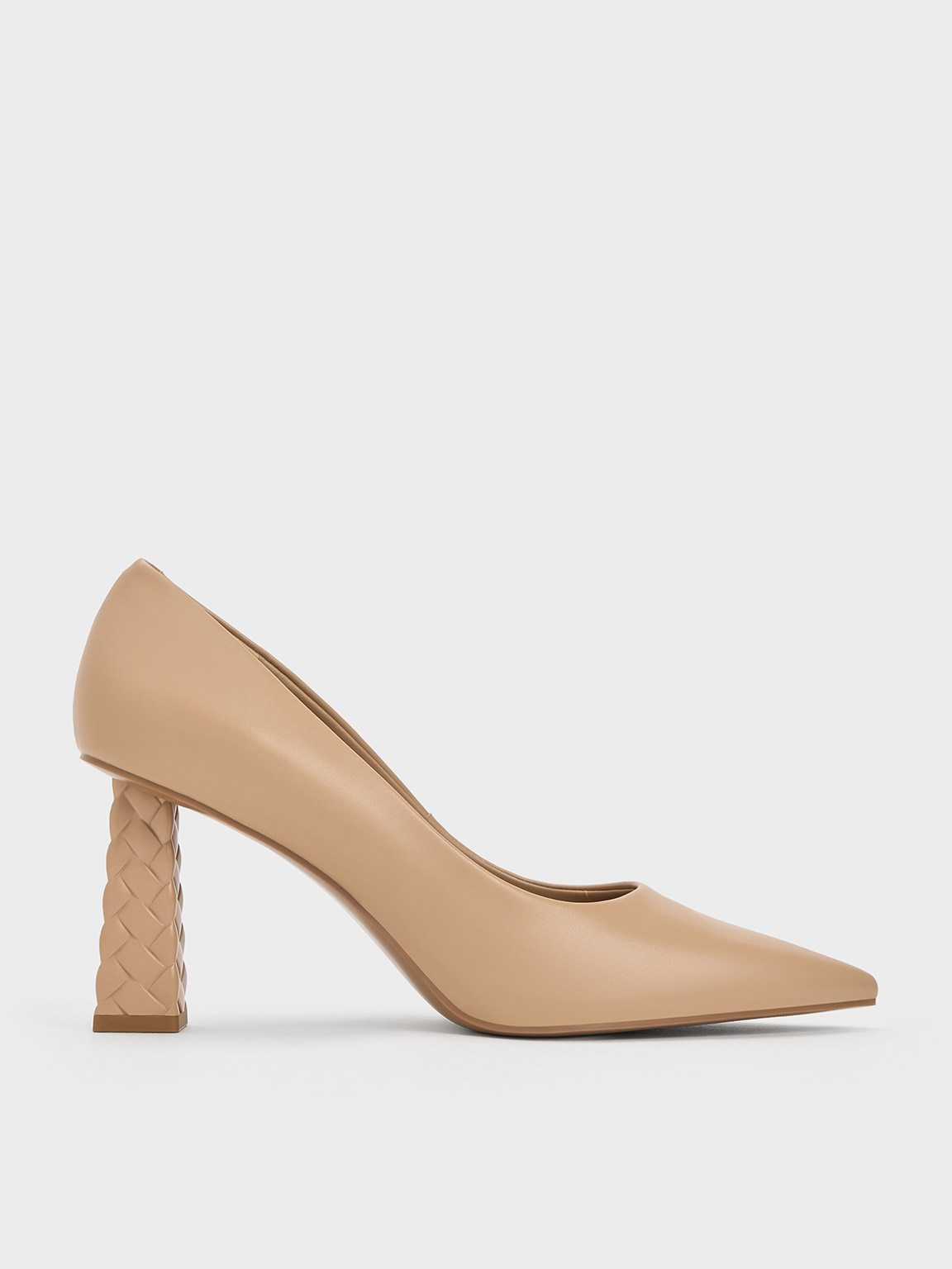 Casual deals nude heels