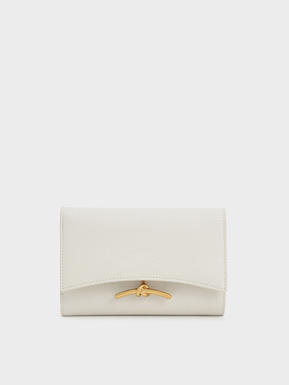 Shop Charles&Keith 2022 SS Faux Fur Plain Folding Wallet Long Wallet Bridal  Logo by RenaDK