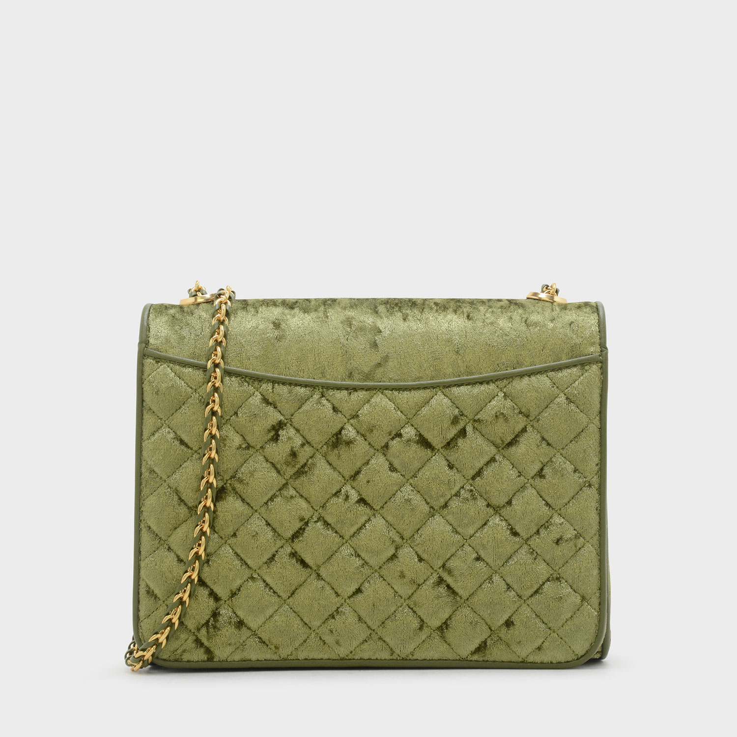 charles and keith quilted sling bag