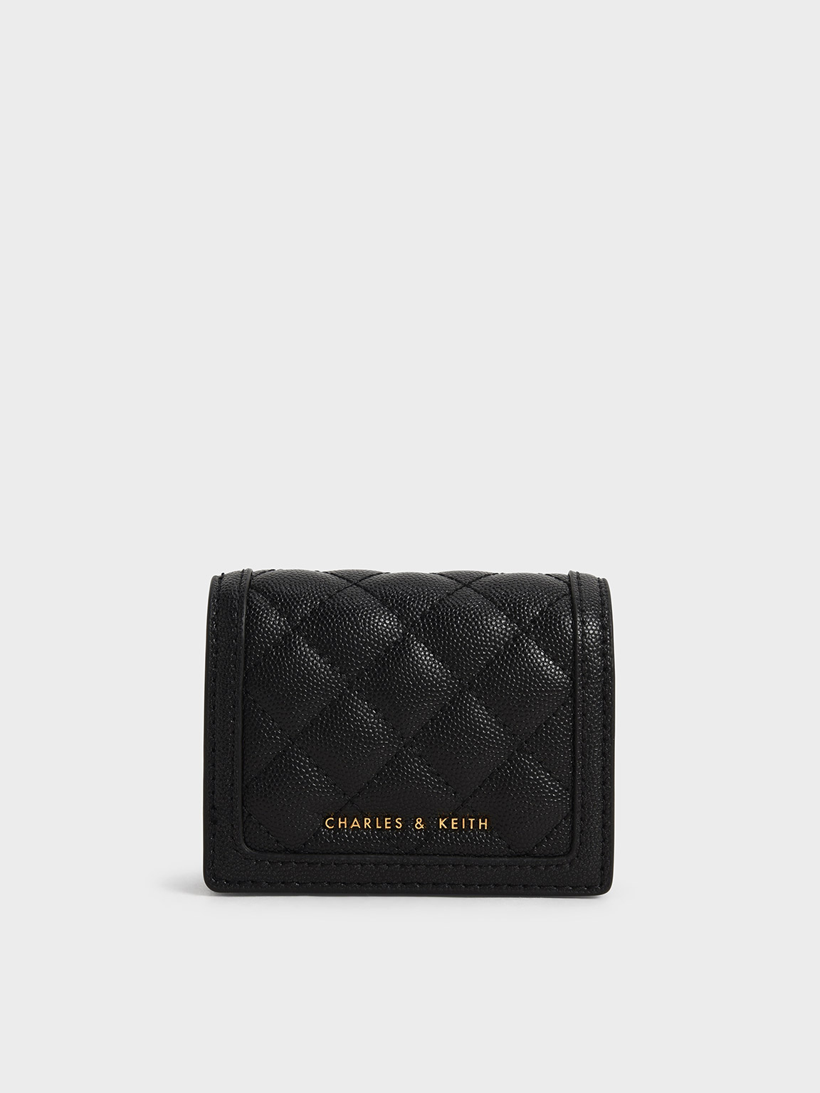 Black Quilted Pouch - CHARLES & KEITH International