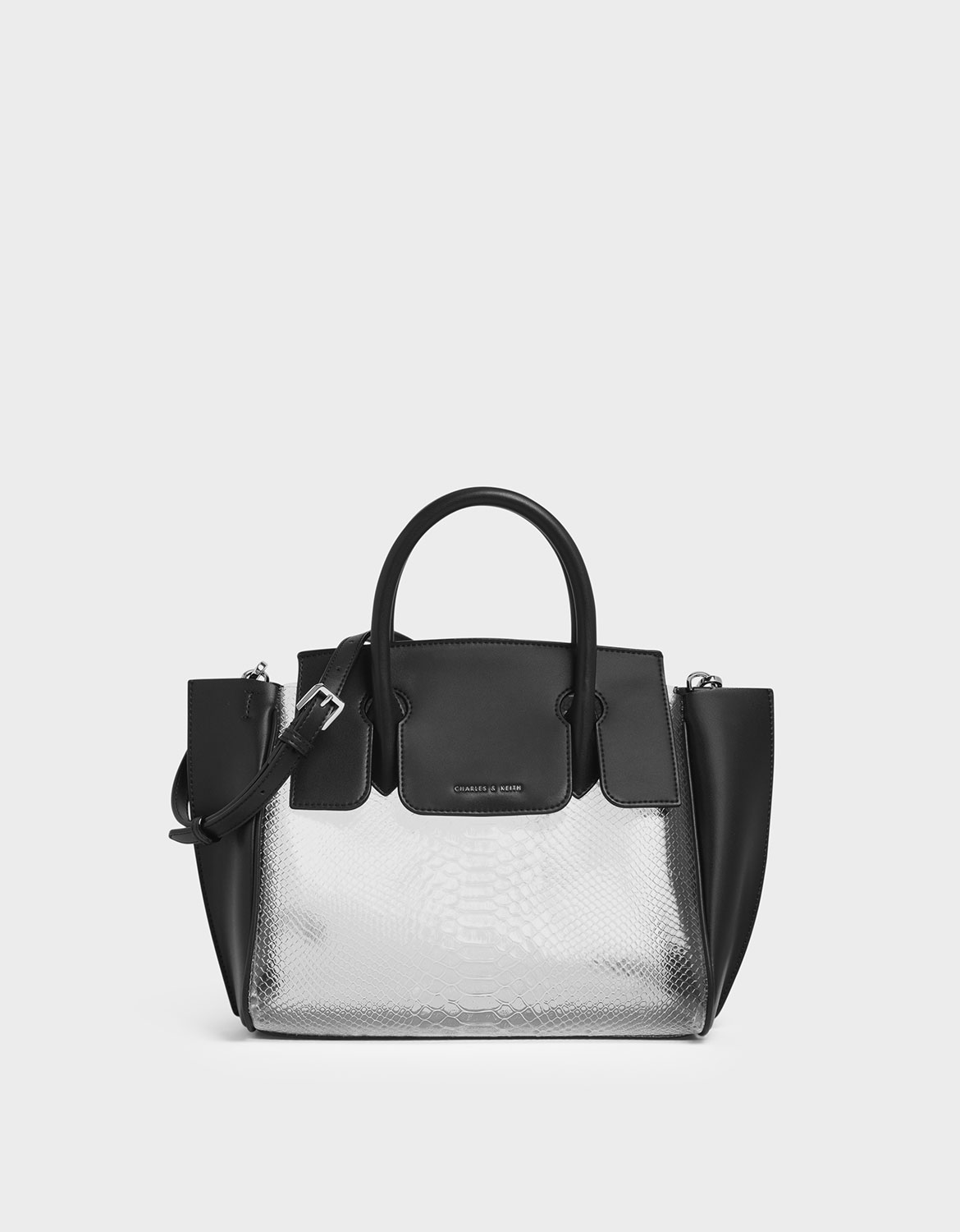 charles & keith boxy trapeze bag