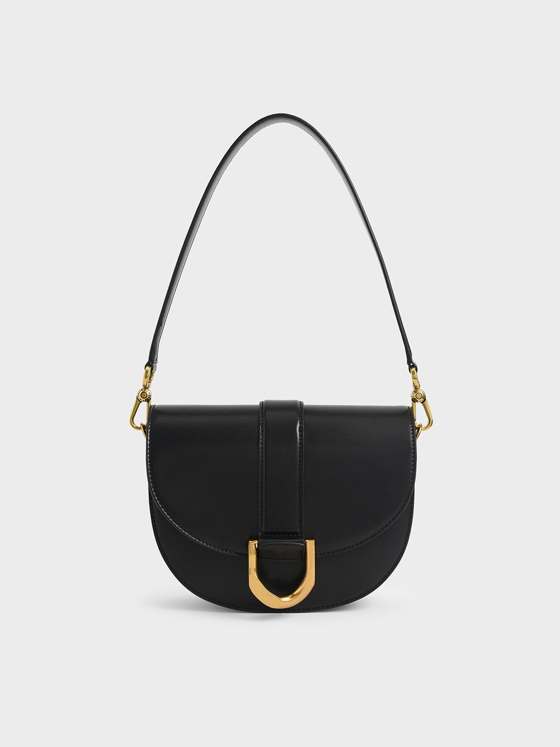 Buy Charles & Keith Saddle Bag Black [CK2-20150508] Online - Best