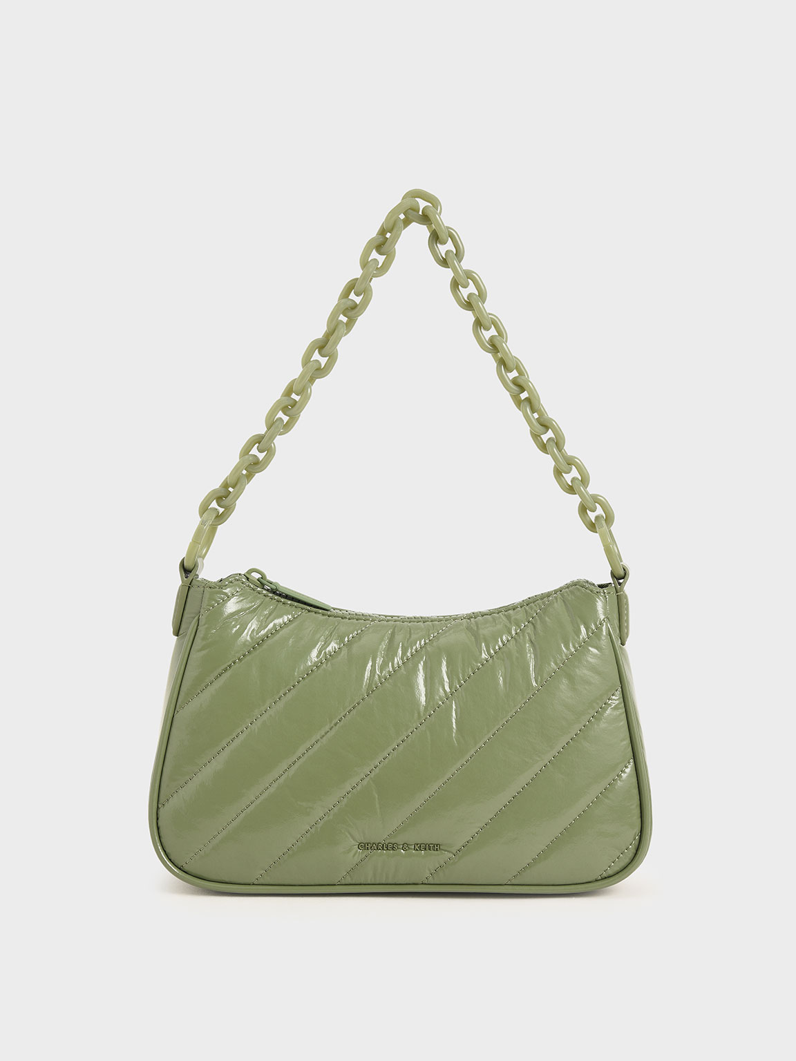 Eco-friendly quilted crossbody bag