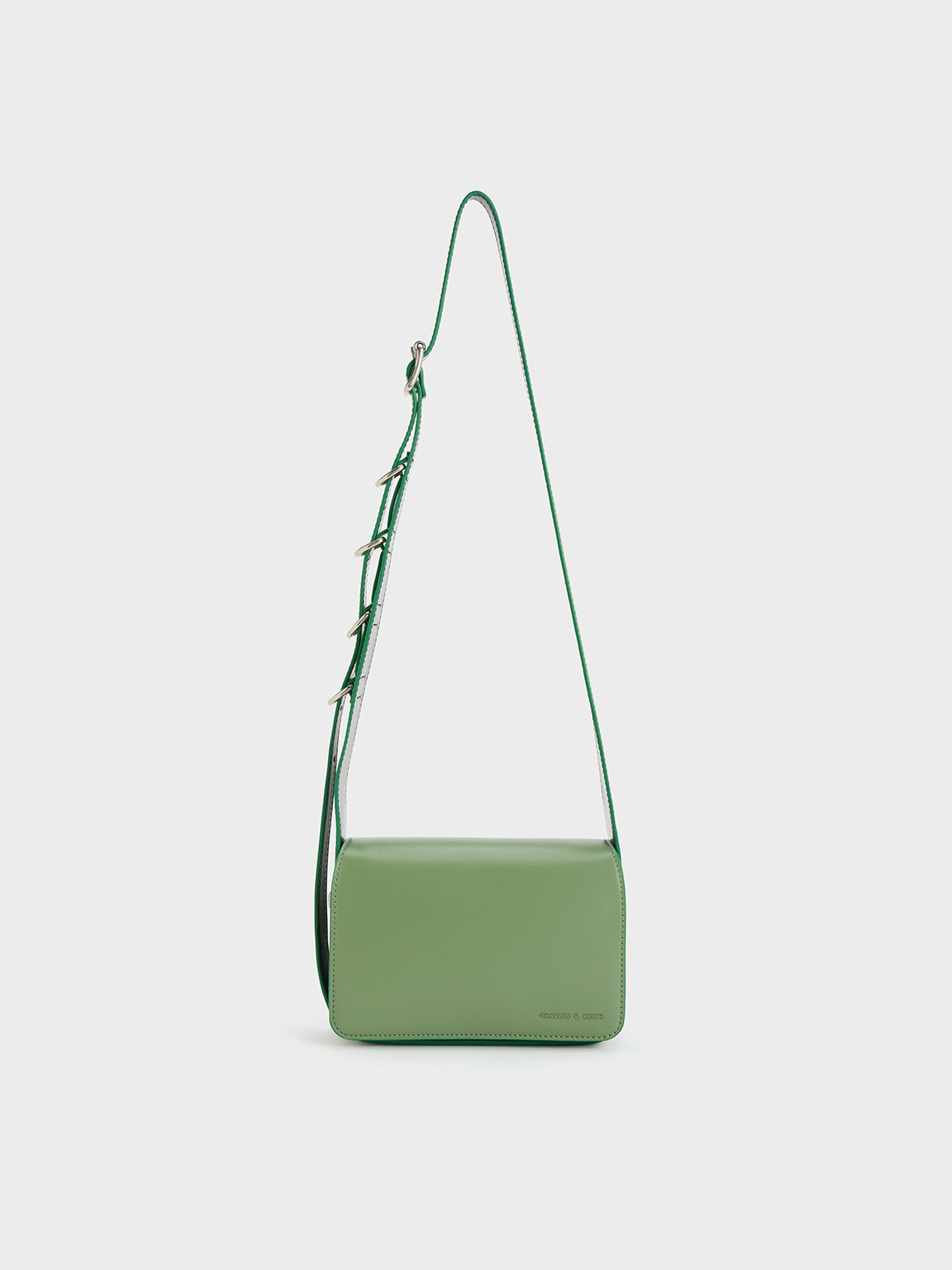 Green Rebel Shoulder Bag - CHARLES & KEITH CO