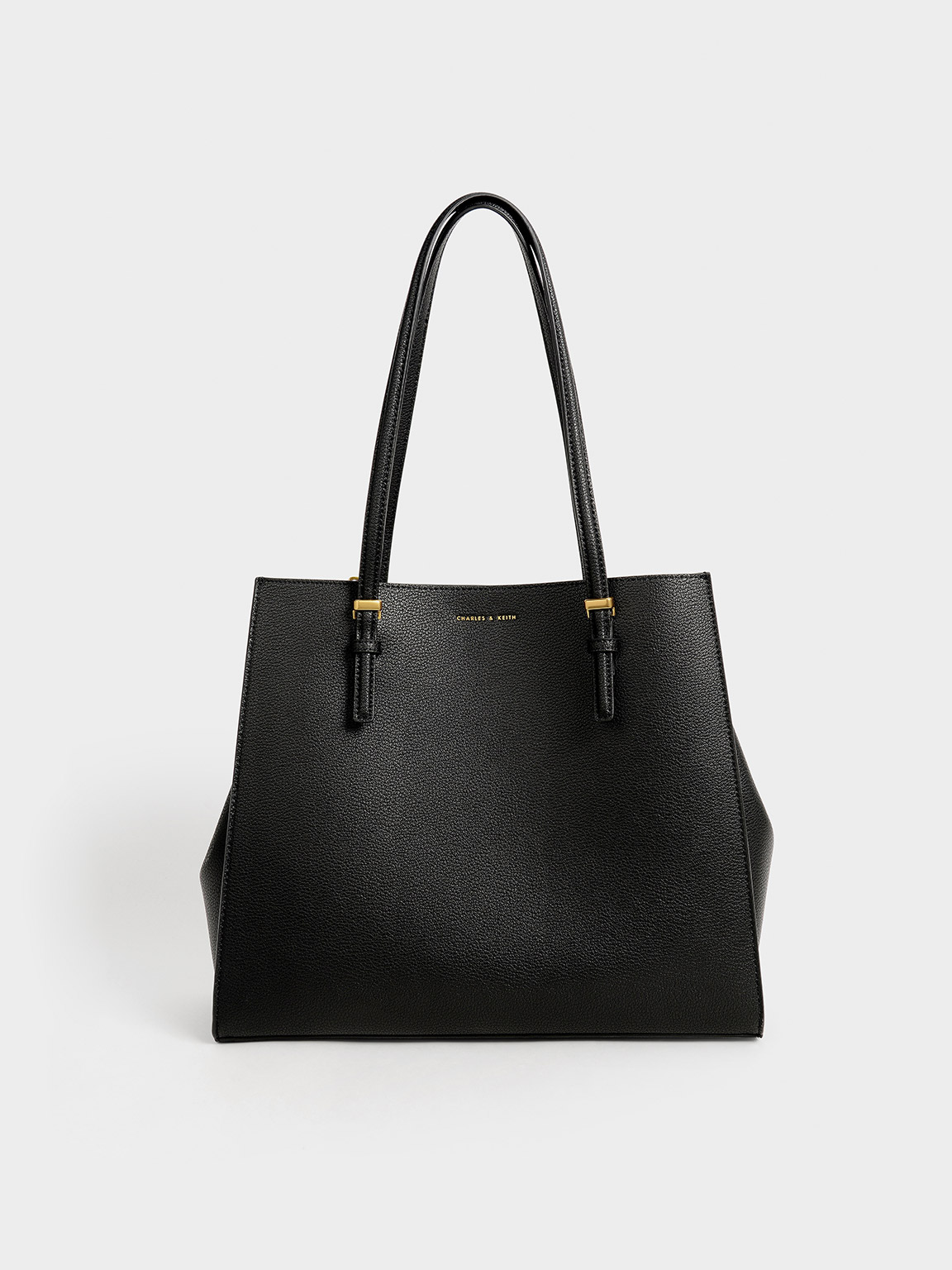 Charles and keith outlet large structured tote bag