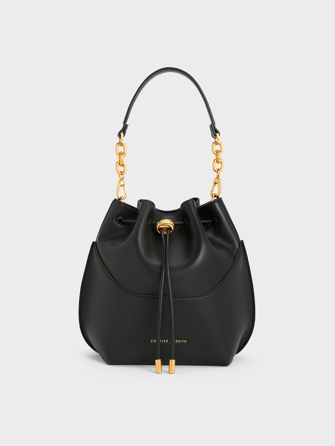 Black Cassiopeia Bucket Bag - CHARLES & KEITH AU