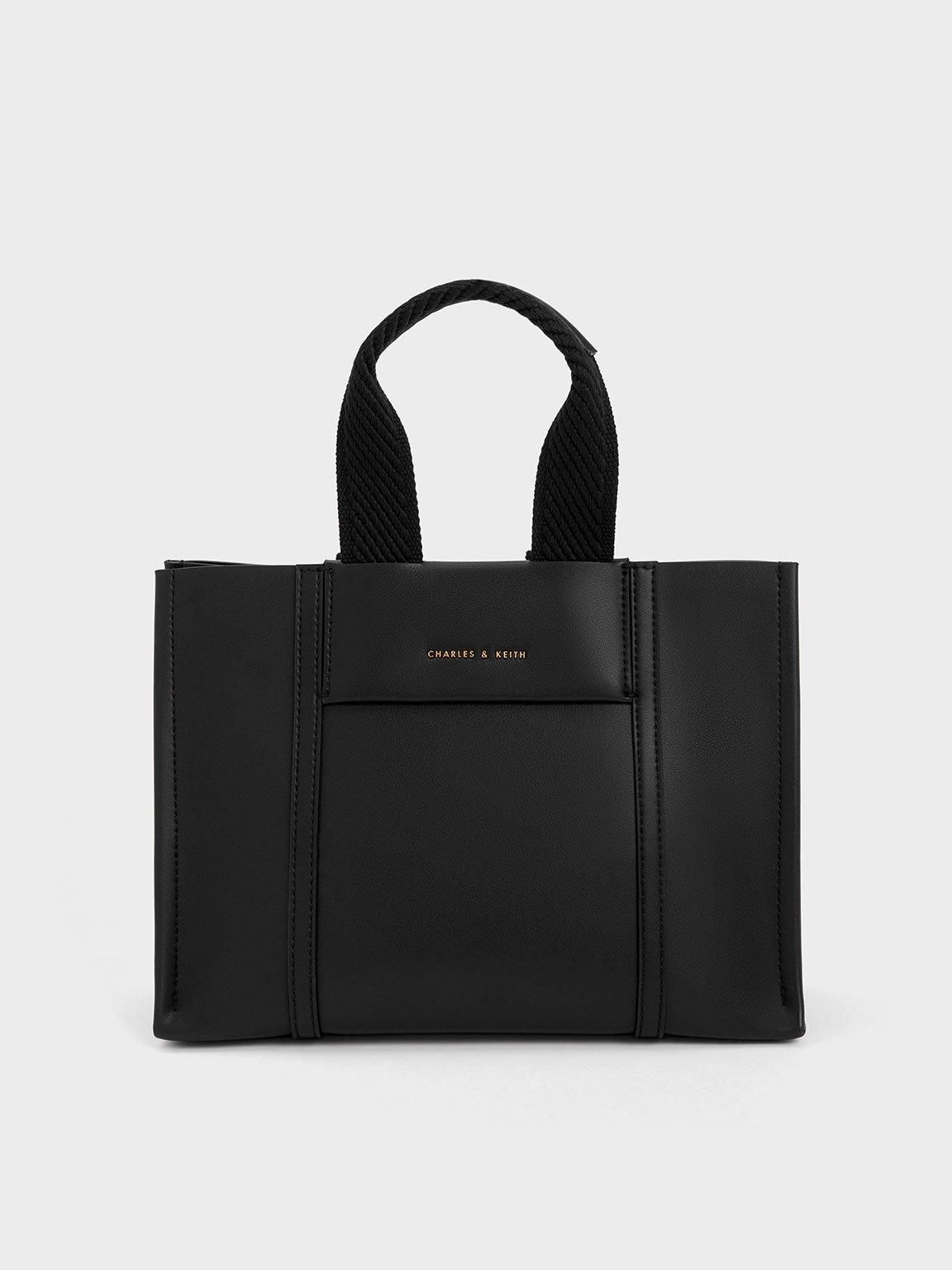 Black Mini Shalia Tote Bag | CHARLES & KEITH