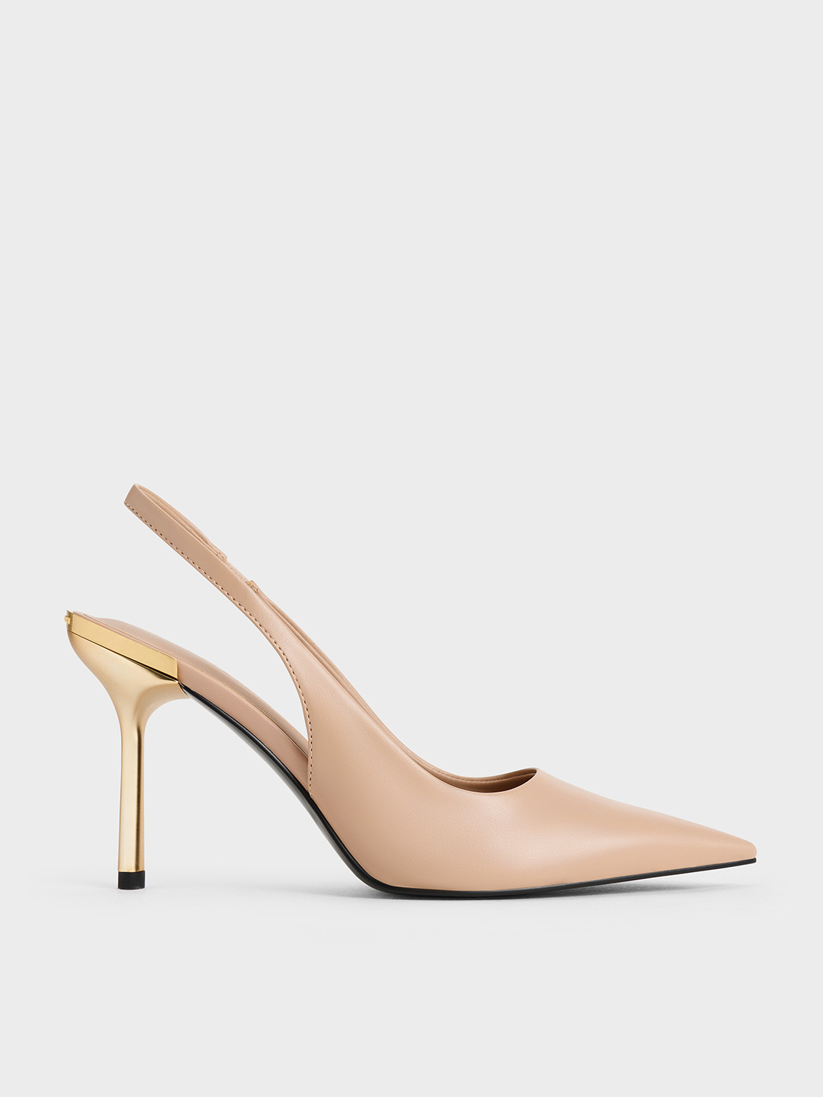 Nude block heel slingback hotsell